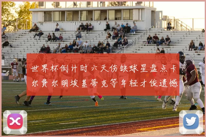 世界杯倒计时六天伤缺球星盘点卡尔费尔明埃基蒂克等年轻才俊遗憾缺席